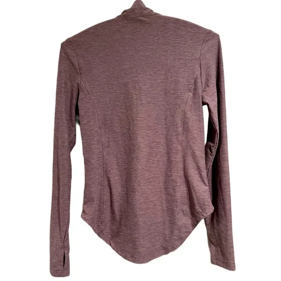 KYODAN β’ super soft light purple heather lightweight zip collared sweater jacket - Picture 2 of 8